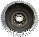 Brake Drum / Sprocket Set Shovelhead Chrome For Harley Davidson FL 1200 1963-1964