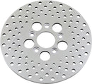 Vintage Drilled Front / Rear Brake Rotor Shovelhead Silver