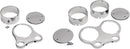 1.25" T-Bar Single Gauge Mount 3.375" Chrome