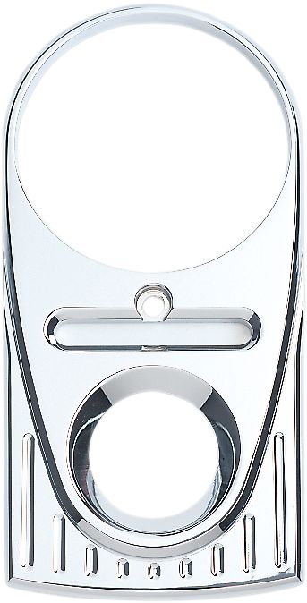 Teardrop Upper Dash Panel Cover Ball-Mill Chrome