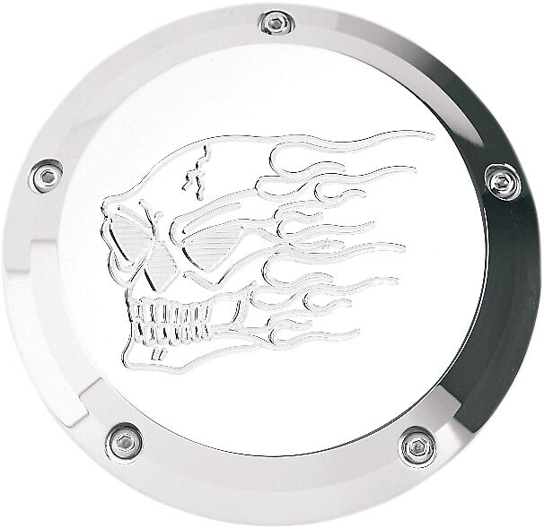 5 Hole Derby Cover Hothead Chrome