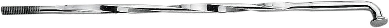 Spoke Set Rear 6.75 Inch Twisted Steel / Chrome For 16 Inch Wide-Glide Hub And Drop-Center Rim
