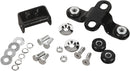 Custom One-Piece Gas Tank Mounting Kit Black / Chrome