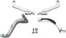 Driver Floorboard Mounting Brackets Chrome