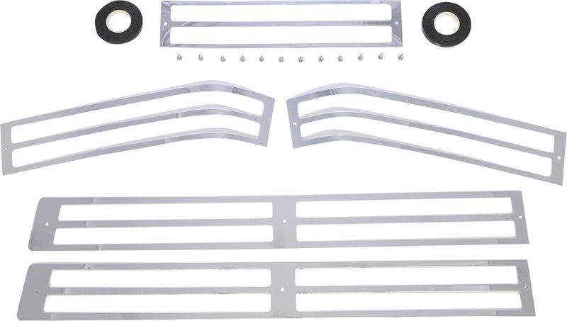 Saddlebag Lens Grille Set Chrome | Vendor No