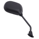 Universal Mirror Set Black Rectangle 10 MM Standard Thread - Pair -