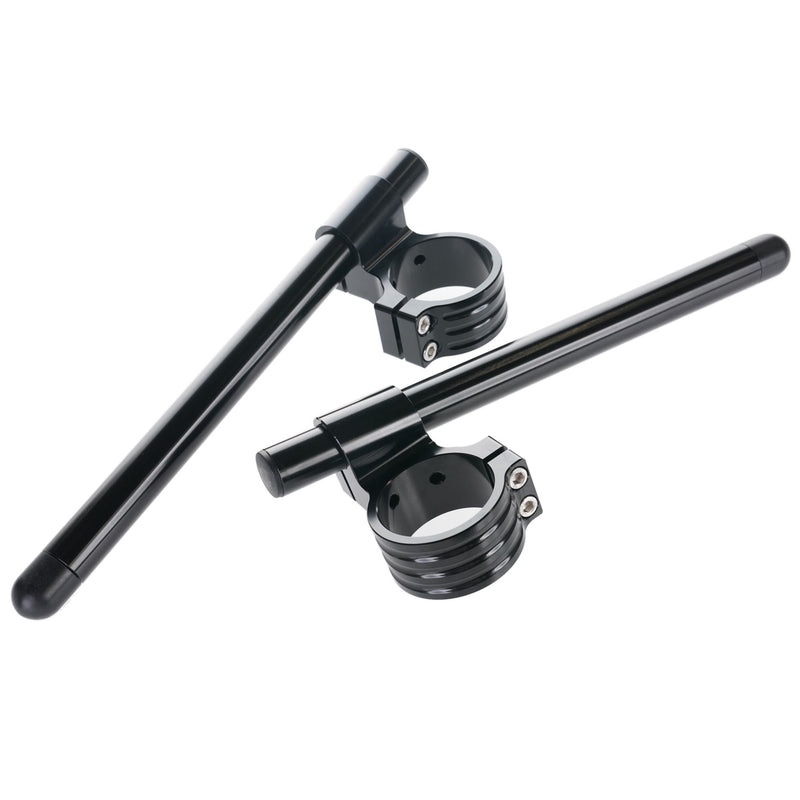 Clip-On Handlebar High-Rise Riser Kit Black