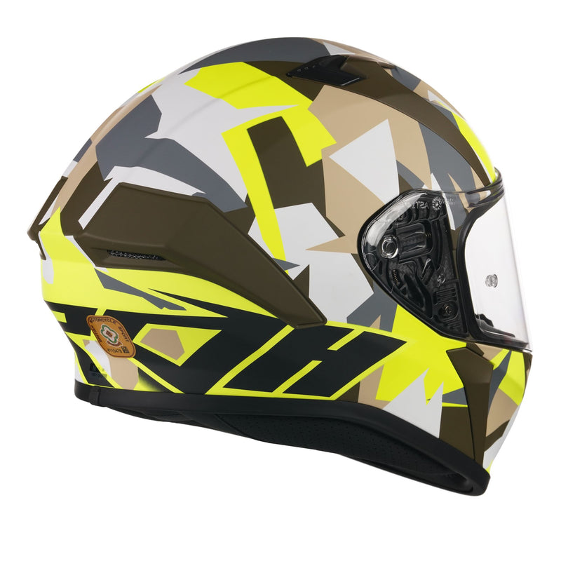 Valor Full Face Helmet Matt Army