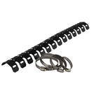 Exhaust Protector Shield 61 CM Black / 4 Clamps