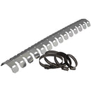 Exhaust Protector Shield 61 CM Silver / 4 Clamps
