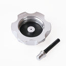 Fuel Cap MX With Vent Valve Yamaha YZ 03> Kawa KX250 05> Silver Fits 57mm OD Thread