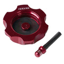 Fuel Cap MX With Vent Valve CR / KX / KXF / RM / RMZ Red Fits 50mm OD Thread