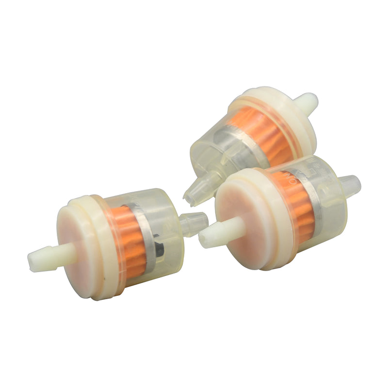 Card Of 10 Round Clear 6mm Fuel Filters