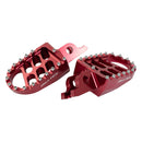 MX Forged Wide Platform Footpegs For Honda Red