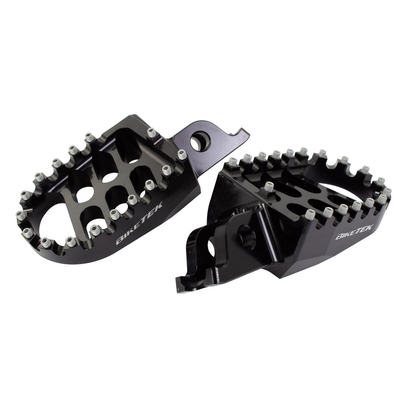 MX Forged Wide Platform Footpegs For Kawasaki Black