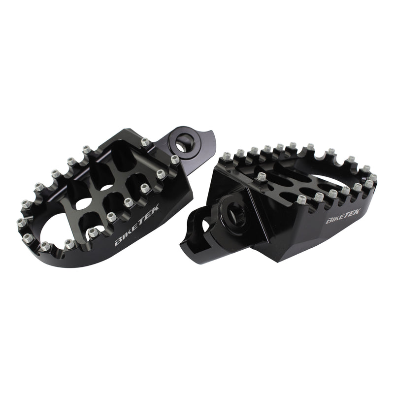 MX Forged Wide Platform Footpegs For Suzuki Black