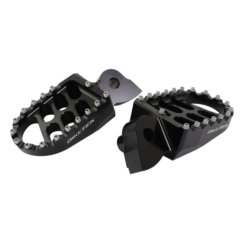 MX Forged Wide Platform Footpegs For Yamaha Black