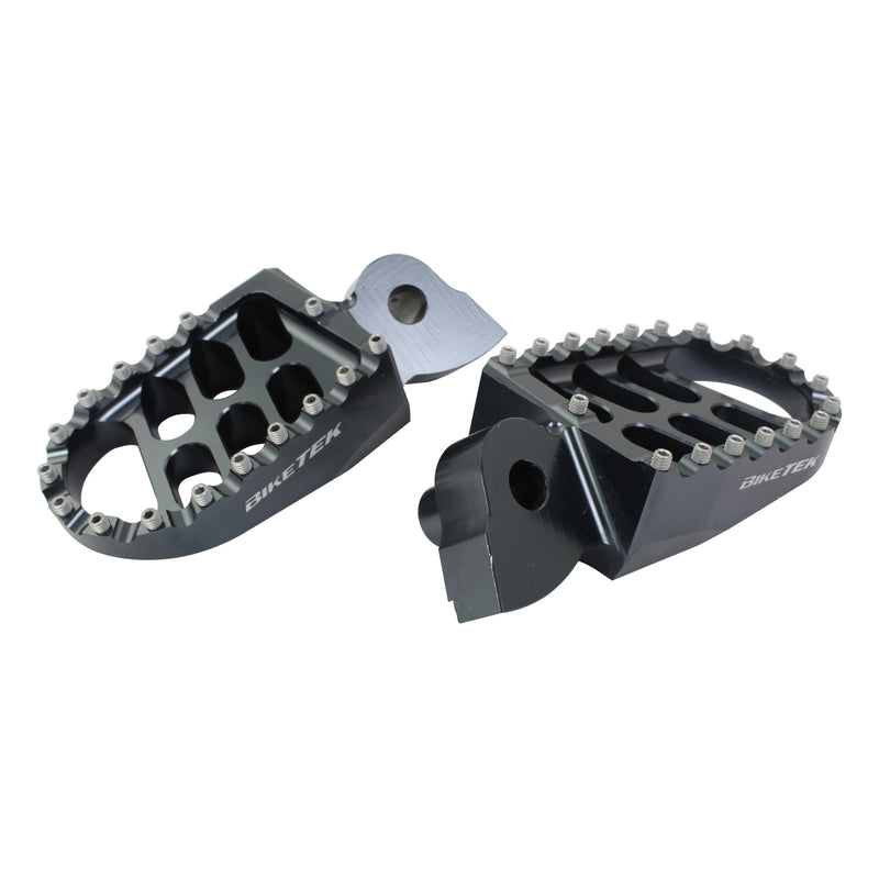 MX Forged Wide Platform Footpegs For Yamaha Gun Metal