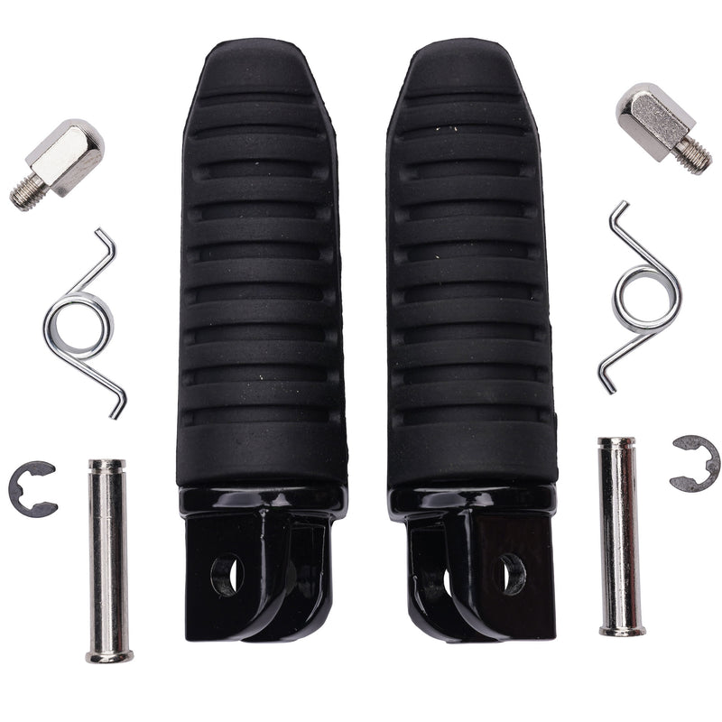 Footpeg OEM Replacement Suzuki Front With Rubber Black [MCA-FR028]