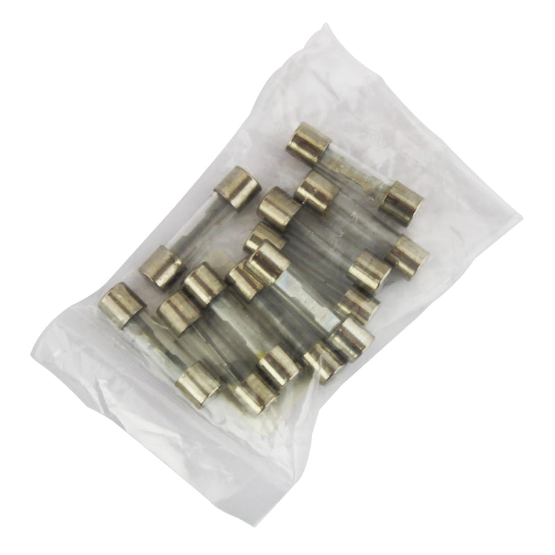 10AMP 25 MM Glass Fuses - Pack Of 10