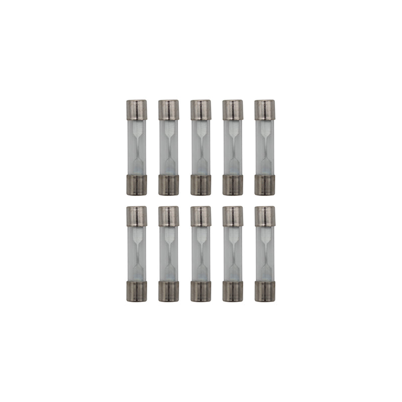 10AMP 30 MM Glass Fuses - Pack Of 10