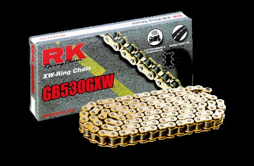 GB530GXW 100 Rivet Link 530 W-Ring Replacement Drive Chain Gold