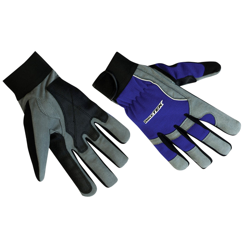 Full-Finger Mechanics Gloves Blue