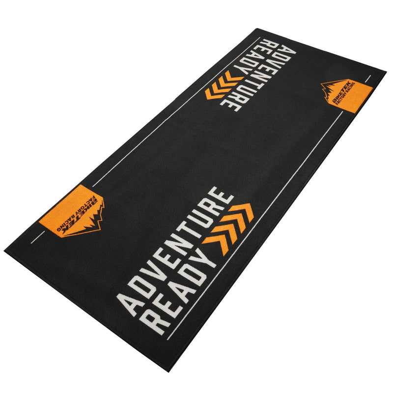 Adventure Series Garage Mat Black / Orange