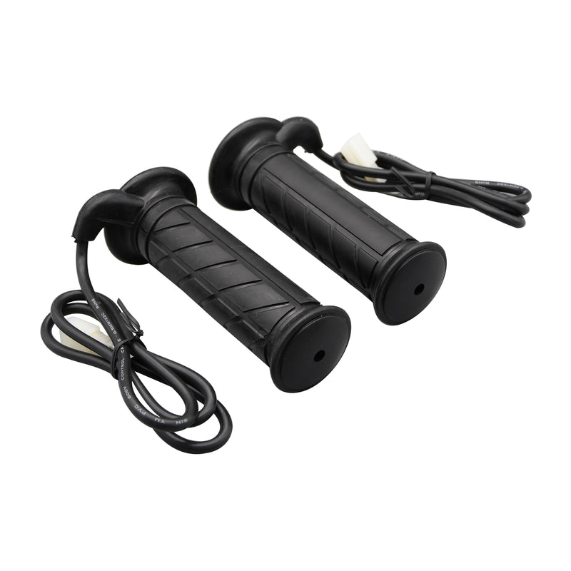 Adjustable Heated Grips With Temperature Control Black