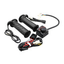 Adjustable Heated Grips With Temperature Control Black