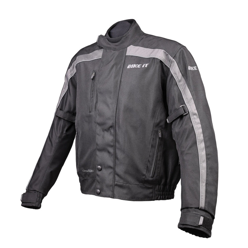 Herm Motorcycle Waterproof Bomber Jacket Black