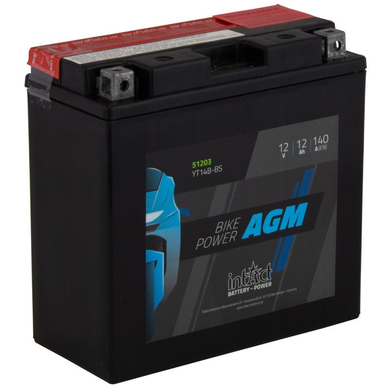 Maintenance Free AGM Bike-Power Battery YT14B-BS