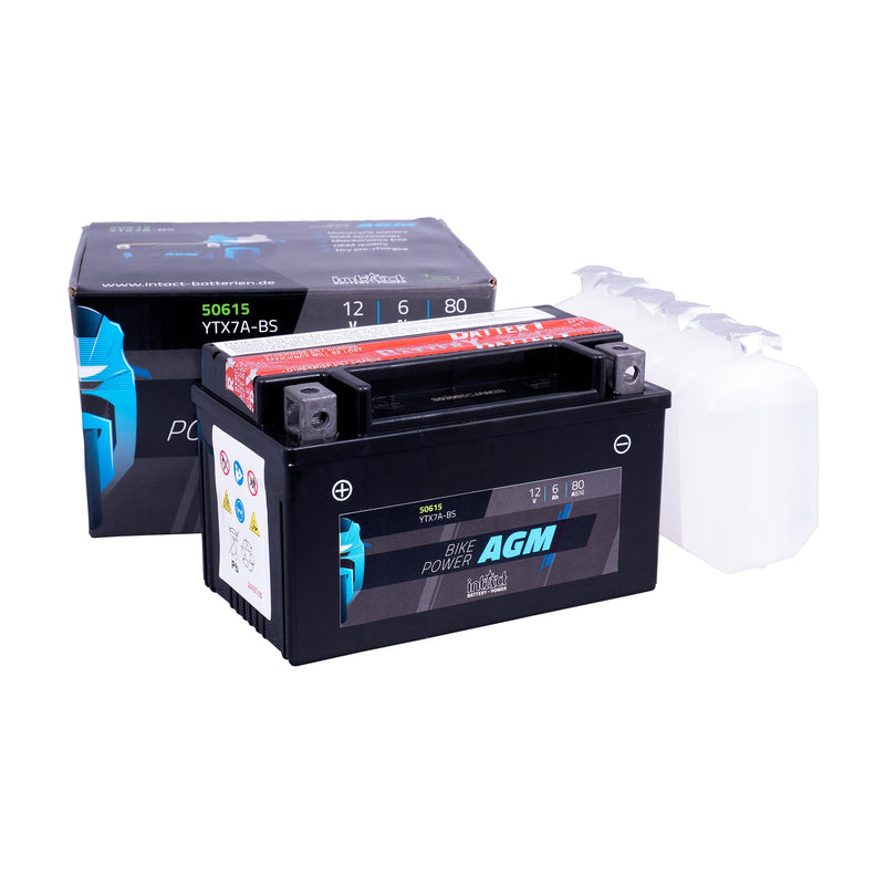 Maintenance Free AGM Bike-Power Battery YTX7A-BS