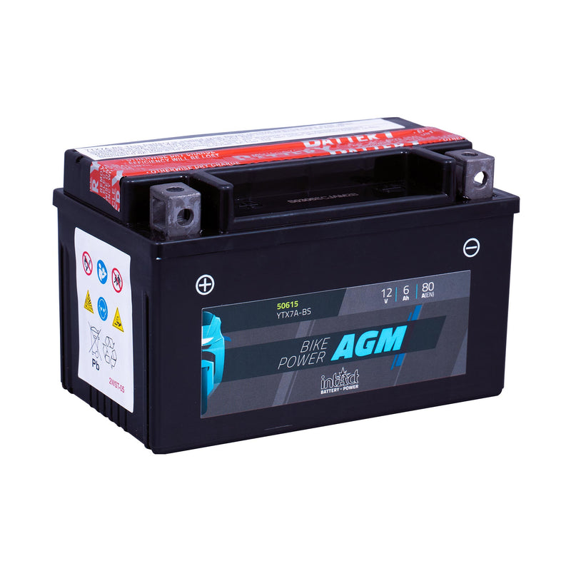 Maintenance Free AGM Bike-Power Battery YTX7A-BS