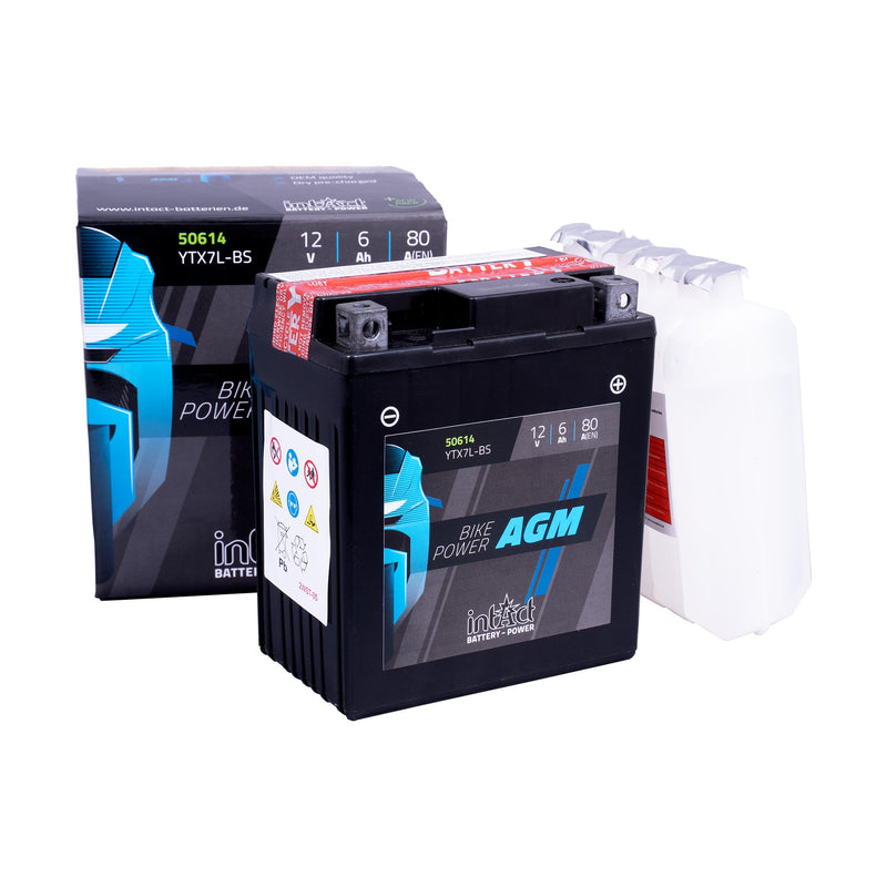 Maintenance Free AGM Bike-Power Battery YTX7L-BS