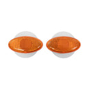 Oval Slim Fairing Indicators With Amber Lens