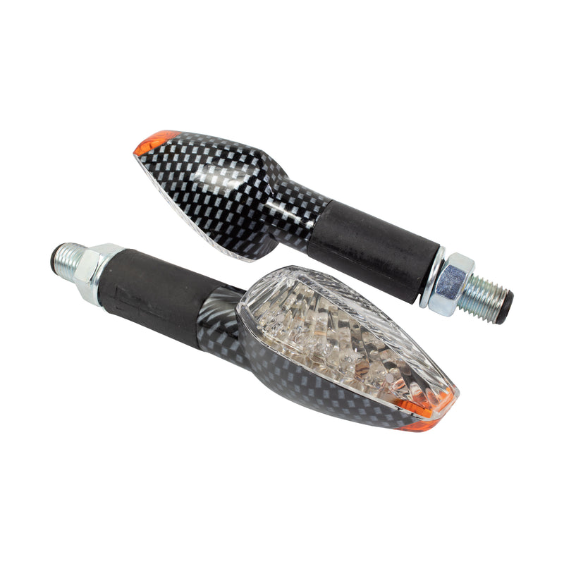 Long Stem LED Force Indicators With Carbon Body And Clear Lens