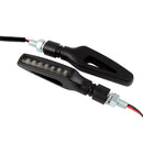 Sequential LED Pulsar Indicators With Black Body
