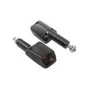 Long Stem Mini Indicators With Carbon Body And Smoked Lens