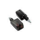 Short Stem Mini Indicators With Black Body And Smoked Lens