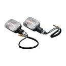 Short Stem Mini Indicators With Carbon Body And Clear Lens