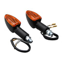 Long Stem Mini Spear Indicators With Black Body And Amber Lens
