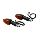 Long Stem Mini Spear Indicators With Black Body And Amber Lens