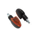Short Stem Mini Spear Indicators With Black Body And Amber Lens