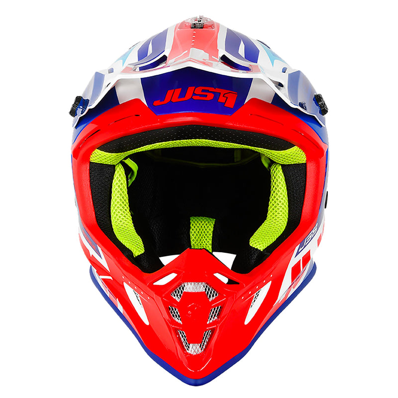 J38 MX Helmet Blade Gloss Blue / Red / White