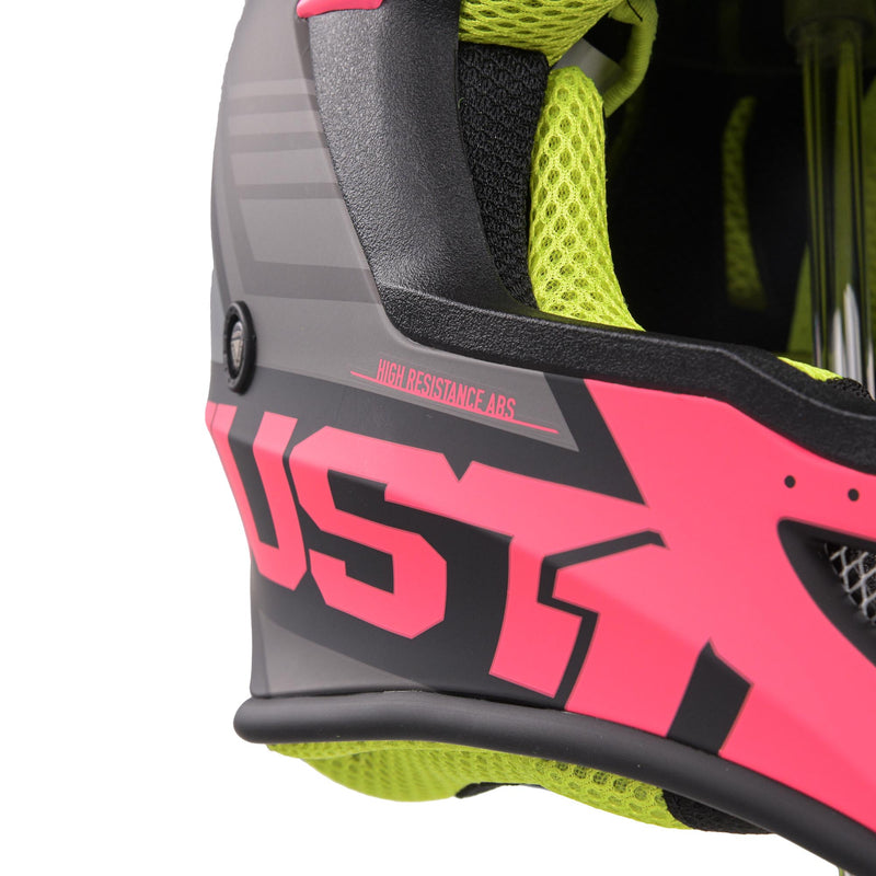 J38 MX Helmet Blade Matt Fluo Fuchsia / Black