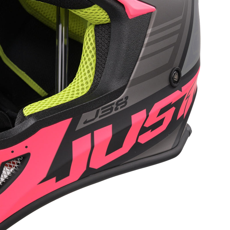 J38 MX Helmet Blade Matt Fluo Fuchsia / Black