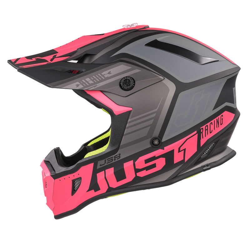 J38 MX Helmet Blade Matt Fluo Fuchsia / Black