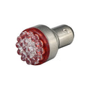 12V Red LED Bulb Bay15D