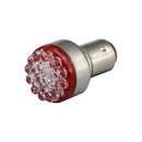12V Red LED Bulb Bay15D